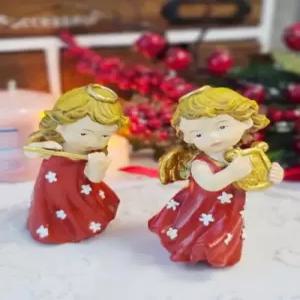 마리프 엔젤 장식 2p set 엔젤장식 악기장식 마리프장식 크리스마스장식 크리스마