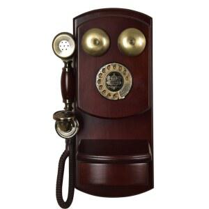 Opis 1921 유선 앤틱 여전히 레트로 다이얼과 빈티지 호텔프런트 케이블 랜드라인처럼