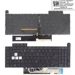 호환  ASUS TUF 게이밍용 영국 노트북 키보드 F15 A15 F17 A17 FX507 FX507Z FA507 FA507R FX517 FX517Z FX