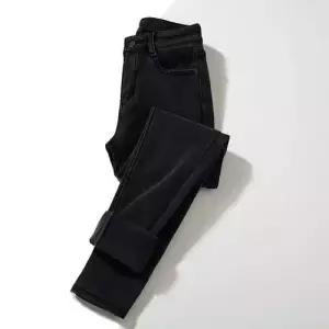 팬츠 회색 겨울 남성패션 스모크 청바지 스판 하이웨스트 스키니 슬림핏 보온 기모 DL4