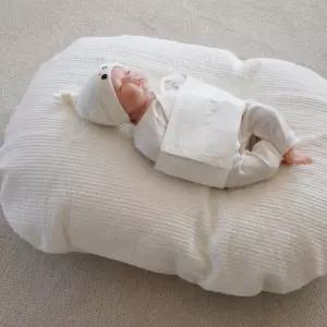 제이앤제나 수유쿠션 인견 순면 양면커버 화이트 18도