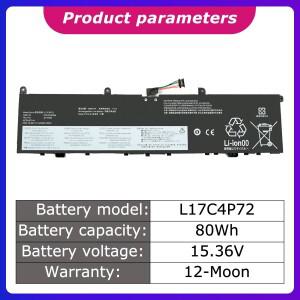 L17C4P72 레노버 씽크패드 P1 익스트림 01AY969/SB10Q76929 배터리용 새 5235mAh/80Wh