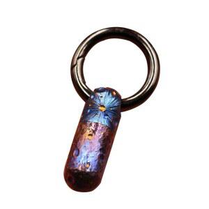 티타늄 약통 영양제통 목걸이 비상약 휴대용 보관통 키링