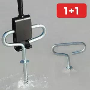 얼음낚시 캠핑용 텐트고정 아이스앵커 T형 강철 아이스스크류  1+1