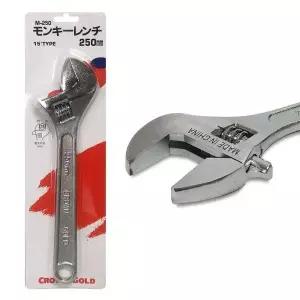 크롬몽키렌치 볼트작업 수공구스패너 250mm