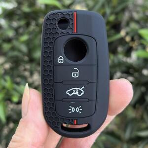 피아트 크로노스 에지아 500X 토로 티포 닷지 네온  포브 쉘 스킨 키 체인 홀더 프로텍터 보호용 호환 신형