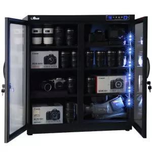 대용량 카메라 제습기 방습 보관함 0L 온도 조절 습도 건조