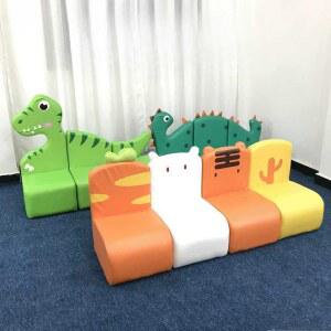 소파 컬러 동물 의자 쉼터 A타입 빈백 모듈 핑크 소품