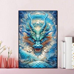 디지털 오일 페인팅 채색 캔버스의 색칠 x20 플라스 풍경 입구 린넨 그림액자 식당