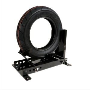 바이크휠초크 오토바이 앞바퀴 지지대 D형 어베이스 세이노 브라켓 조정 주차 A형 검정