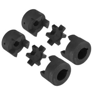 L-Jaw 플렉시블 커플링 2개 세트 1/2인치 to 7/8인치 L075 조 커플러 고무 스파이더 포함 장비 연결 부품