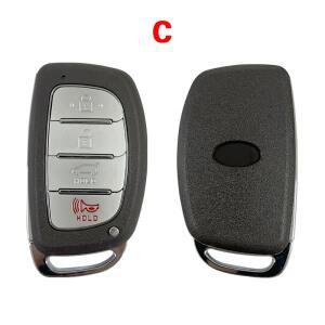 CS020060 애프터마켓 키 쉘 3/4버튼 현대 리모트 스마트 하우징 교체 호환용 호환 자동차 차량용
