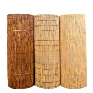 특대형 갈대발 블라인드 가림막 대나무발 20m 사계절용 햇빛 테라스 창문발