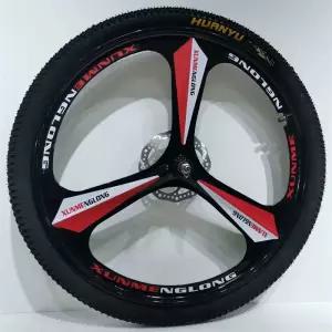 mtb휠셋 자전거 휠셋 산악 3날 바퀴 20인치 전륜 부품 타이어