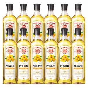 사조해표 카놀라유 900ml x12개