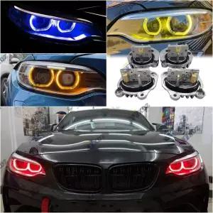호환 2014-2017 F22 F23 230i 220I M2 F87 M235I M240I 프리-LCI DRL 주간 주행등용 비-RGB 제논 헤드라이