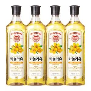 사조해표 카놀라유 900ml x4개