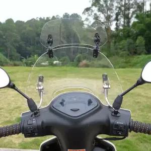 [범용호환] 오토바이 보조윈드스크린 포르자350 NMAX PCX 쉴드 투명 스크린 바람막이