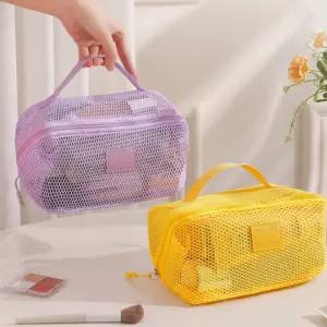 가벼운 화장품파우치 물놀이 생리대 압축팩 파우치 메쉬망 캐리어파우치