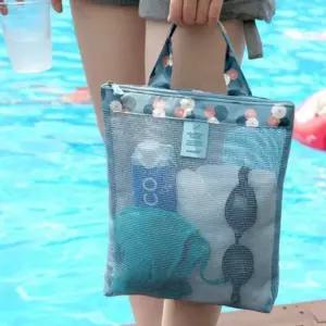쇼퍼백 비치 메쉬 여행용 물놀이방수가방 물놀이가방 대용량 비치가방 토트백