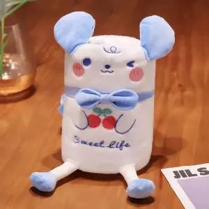 차량용 휴대용 트렌드 인기 무릎 담요 사무실용 캐릭터 블랭킷