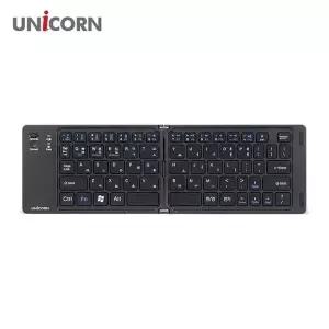유니콘 976DQO65 충전식 접이식 블루투스 키보드 멀티페어링