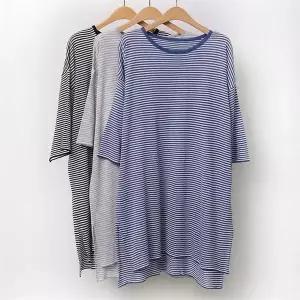 빅사이즈사랑해요 A075L104 보트홀가 얇은단니트 EB (6856961A)