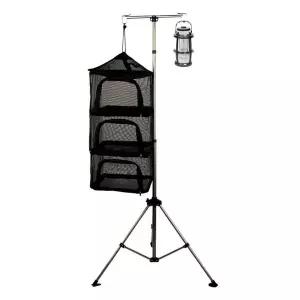 [오너클랜]캠핑 낚시 랜턴걸이 삼각대 높이조절 다용도 스탠드