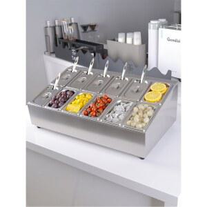 미니 반찬냉장고 토핑냉장고 셀프바 95L 1 2M 2cm 가능 추가 밧드 식당 반찬 토핑