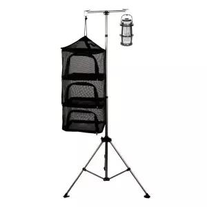 [알티피아]캠핑 낚시 랜턴걸이 삼각대 높이조절 다용도 스탠드