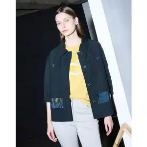 [올리비아로렌]포켓 포인트 배색 자켓_VOCFU5M4211