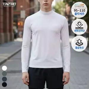 텐제로 남성 사계절 크레오라 반목폴라 고스판 긴팔 쿨티셔츠 이너티 TZ26101M