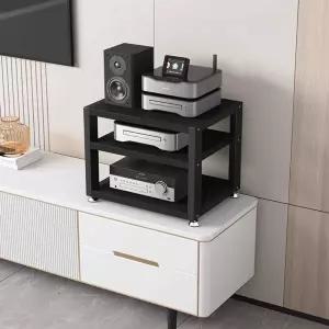 소형 오디오랙 스피커 캐비닛 거치대 단 30x30 칠판 선반 블랙 우퍼 거실