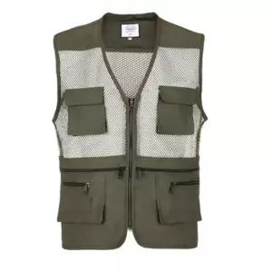 [다잇템] 남성 SS 주머니 망사 멀티 아웃도어 낚시용 조끼