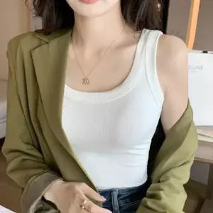 골지 슬리브리스 기본 이너웨어 티셔츠 UC0180