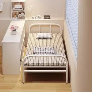 접이식 철제침대 간이 1인용 베드 원룸 프레임 하드 기숙사 철재