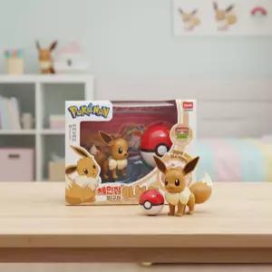 포켓몬스터 체인징 피규어 이브이 몬스터볼 배틀필드 변신 캐릭터 미니어처 인형 어린이 선물