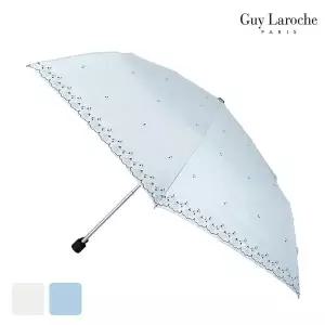 [기라로쉬] 50 체리레이스 암막코팅 3단 슬림 우양산 MUGLU60169 (연블루,아이보리)