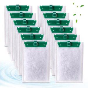 테트라 위스퍼 바이오백 필터와 호환되는 교체 xbbwmrs 사용 바로 PF10 카트리지 12-카운트 필터용 필터 중형 IQ10 레토필터 전원 가능 및 10i - 카트리지,