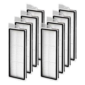 (8팩) 로보락 S8 MaxV 울트라 필터, 교체 청소기와 부품 호환되는 로봇 교체용 키트 액세서리 필터 Max 8개 헤파