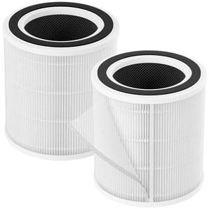 고비라이프 H7129 스마트 공기청정기용 교체 나일론 액세서리 및 필터 활성탄 여과, 3단계 프리필터 메인 2팩,