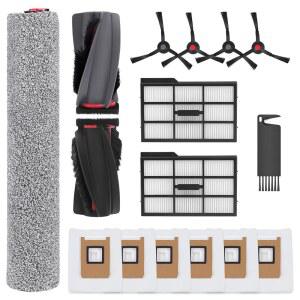 유피 E25 옴니 / E28 1개, 브러시 롤링 교체 부품, 필터 6개 청소기 로봇 액세서리 롤러 2개, 더스트 백 걸레 사이드 4개,