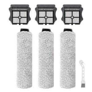 BYOFI iFloor 3 교체용 브러시 건식 키트 필터 롤러 티네코 및 진공청소기, 액세서리에는 3개와 포함되어 One S3 무선 습식 있습니다 헤파 3개가