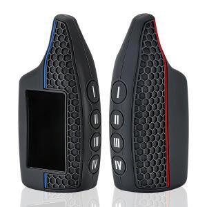 2026년 신형 4버튼 리모컨 실리콘 케이스 양방향 자동차 차량용 호환 경보기 LCD 2015 키 체인 커버 M5/6/9