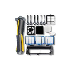 샤크 IQ R101AE RV1001AE UR1100SRUS EZ 베이스 부품 필터와 측면 AV1010AE 롤러 RV100AE RV912S / 교체 액세서리 메인 브러시 호환되는 AV1002AE 클린 스윕 쉘 필터