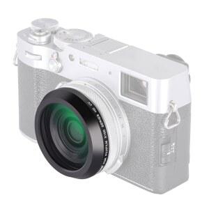 NEEWER X100 시리즈 카메라용 자외선 후지필름 호환되는 액세서리(블랙 렌즈 X100V X100VI 카메라(블랙 광학 차단 필터, 프레임)와 멀티 프레임) X100F 유리 X100T 빌드 HD 필터 코팅 X100S