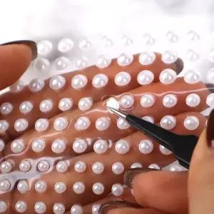 귀안뚫는 귀꾸 피어싱 스티커 진주