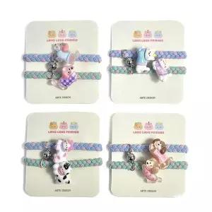 롱롱프렌즈 커플 자석 팔찌 1세트 우정 아이템 귀여운 강아지 곰