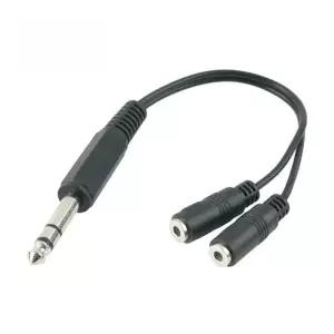 (COMS) 839ZNU48 스테레오 6.5M-스테레오 3.5F Y형젠더