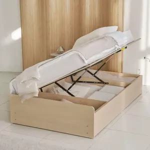 포스트모던 빅셈 평상형 리프트업 수납 침대 SS (본넬매트)